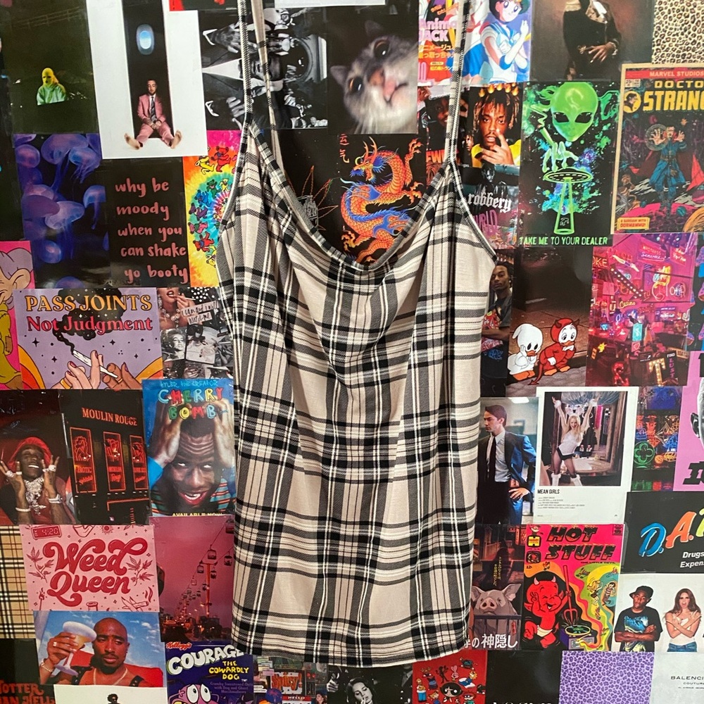 Pretty Little Things Checkered Skirt